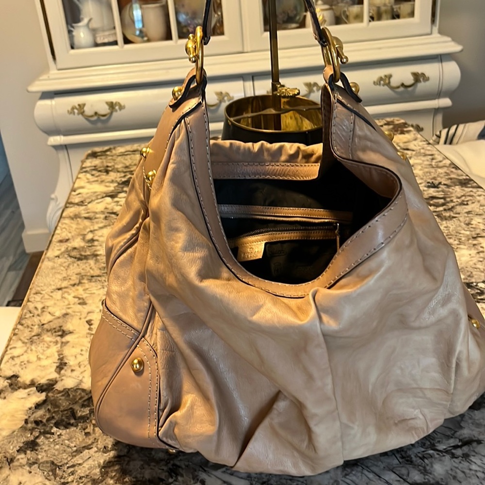 GUCCI Vintage leather jockey bag